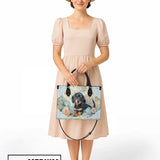 DachyCharm Blue Nest Leather Bag