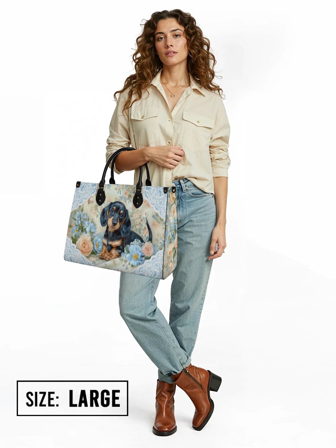 DachyCharm Blue Nest Leather Bag