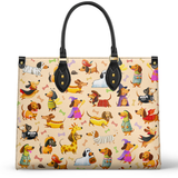 DachyCharm Spooky Parade Leather Bag