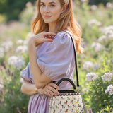 DachyCharm Doxie Parade Leather Satchel Bag