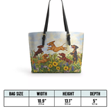 DachyCharm Wiener Bloomfield Leather Tote Bag