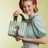DachyCharm Say Bonjour Lady Leather Bag