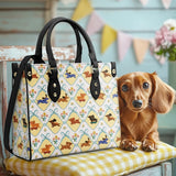 DachyCharm Puppy Delight Leather Bag