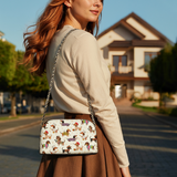 DachyCharm Dachshund Troupe Leather Crossbody Bag