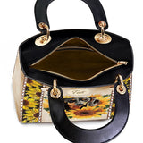 DachyCharm SUNBEAM PUP PERSONALIZED Lady Leather Bag