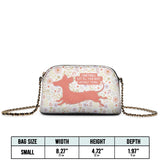 DachyCharm Heartful Meadow Leather Crossbody Bag