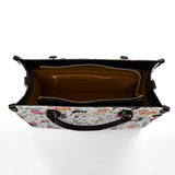 DachyCharm Floral Parade Personalized Leather Bag