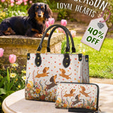 DachyCharm Floral Dachshund With Heart Bundle
