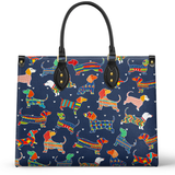 DachyCharm Doxie Fiesta Leather Bag