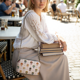 DachyCharm Blooming Wieners Leather Crossbody Bag