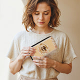 DachyCharm Golden Bloom Leather Wallet