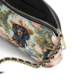 DachyCharm Tea Whiskers Leather Crossbody Bag