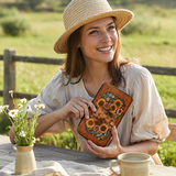 DachyCharm Prairie Doxie Leather Wallet