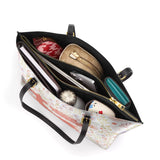 DachyCharm Heartful Meadow Leather Tote Bag
