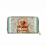 DachyCharm Velvet Throne Leather Wallet