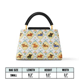 DachyCharm PUPPY DELIGHT Leather Satchel