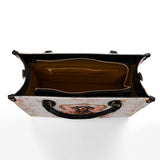 DachyCharm Royal Bloom Personalized Leather Bag
