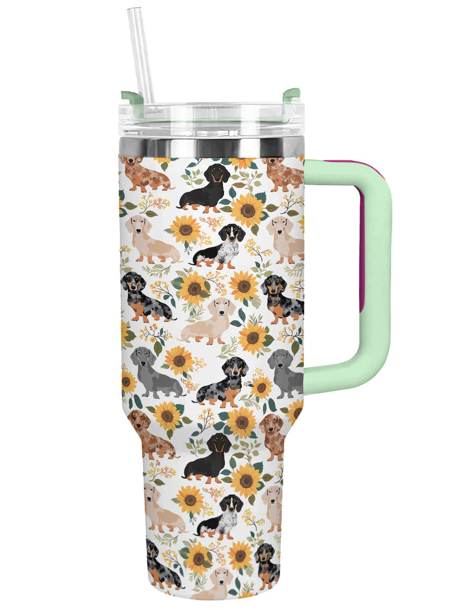 DachyCharm Sunflower Sausage Tumbler