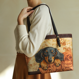 DachyCharm Floppy Soul Leather Tote Bag