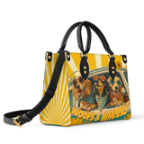 DachyCharm - Leather Bag Sunflower Woofs