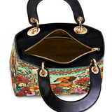 DachyCharm Wildflower Weenie Lady Leather Bag