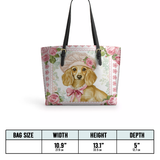 DachyCharm Rosalia Pup Leather Tote Bag