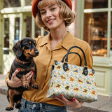 DachyCharm Puppy Delight Leather Bag