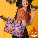 DachyCharm Trick Or Tail Leather Tote Bag
