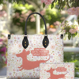 DachyCharm Heartful Meadow Leather Bag