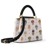 DachyCharm Blooming Wieners Leather Satchel Bag