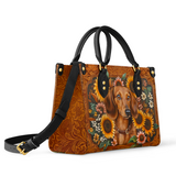 DachyCharm Prairie Doxie Leather Bag