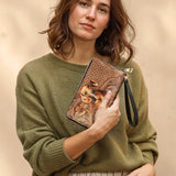 DachyCharm Carved Grace Leather Wallet