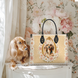 DachyCharm Golden Bloom Leather Bag