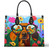 DachyCharm Doxie Dreamscape Leather Bag