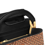 DachyCharm CARVED GRACE Leather Satchel Bag