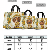 DachyCharm Sunshine Doxie Lady Leather Bag