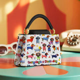 DachyCharm DOXIE HOLIDAY Leather Satchel Bag