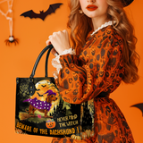 DachyCharm Witchy Warning Leather Bag