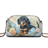 DachyCharm Blue Nest Leather Crossbody Bag