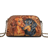 DachyCharm Sweethearts Leather Crossbody Bag