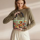 DachyCharm Wildflower Weenie Lady Leather Bag