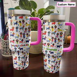 DachyCharm Doxie Holiday Personalized Tumbler