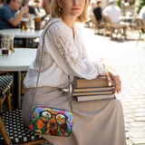 DachyCharm Doxie Dreamscape Leather Crossbody Bag