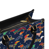 DachyCharm Doxie Fiesta Leather Bag