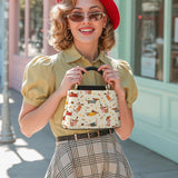 DachyCharm Doxie Whimsy Leather Satchel Bag