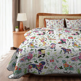 DachyCharm Garden Paws Quilt 3-Piece Set