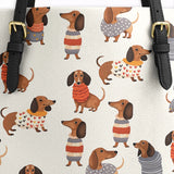 DachyCharm Cuteness Overload Leather Tote Bag