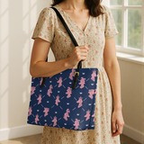 DachyCharm Royal Pawty Leather Tote Bag