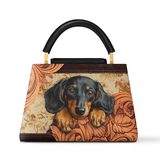 DachyCharm Floppy Soul Leather Satchel Bag