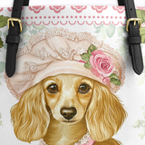 DachyCharm Rosalia Pup Leather Tote Bag